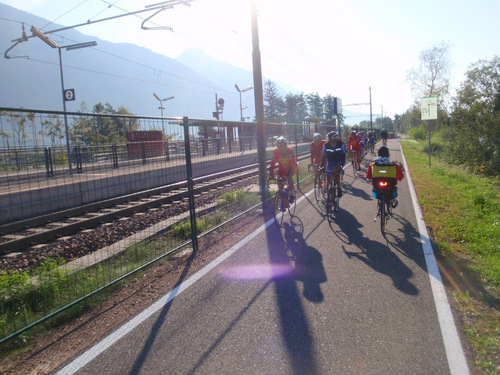 Cyclists out for a ride.